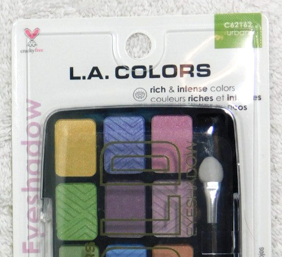 12-Color Eyeshadow Palette Urban Satin Finish - Bold Collection