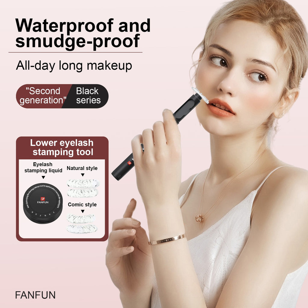 Lower Eyelash Stamp Tool for Natural Lash Enhancement - Beginner Friendly