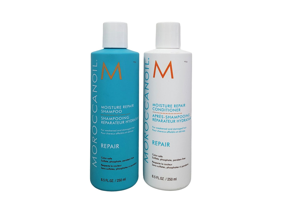 Moroccanoil Moisture Repair Shampoo & Conditioner Duo for Damaged Hair - 8.5oz