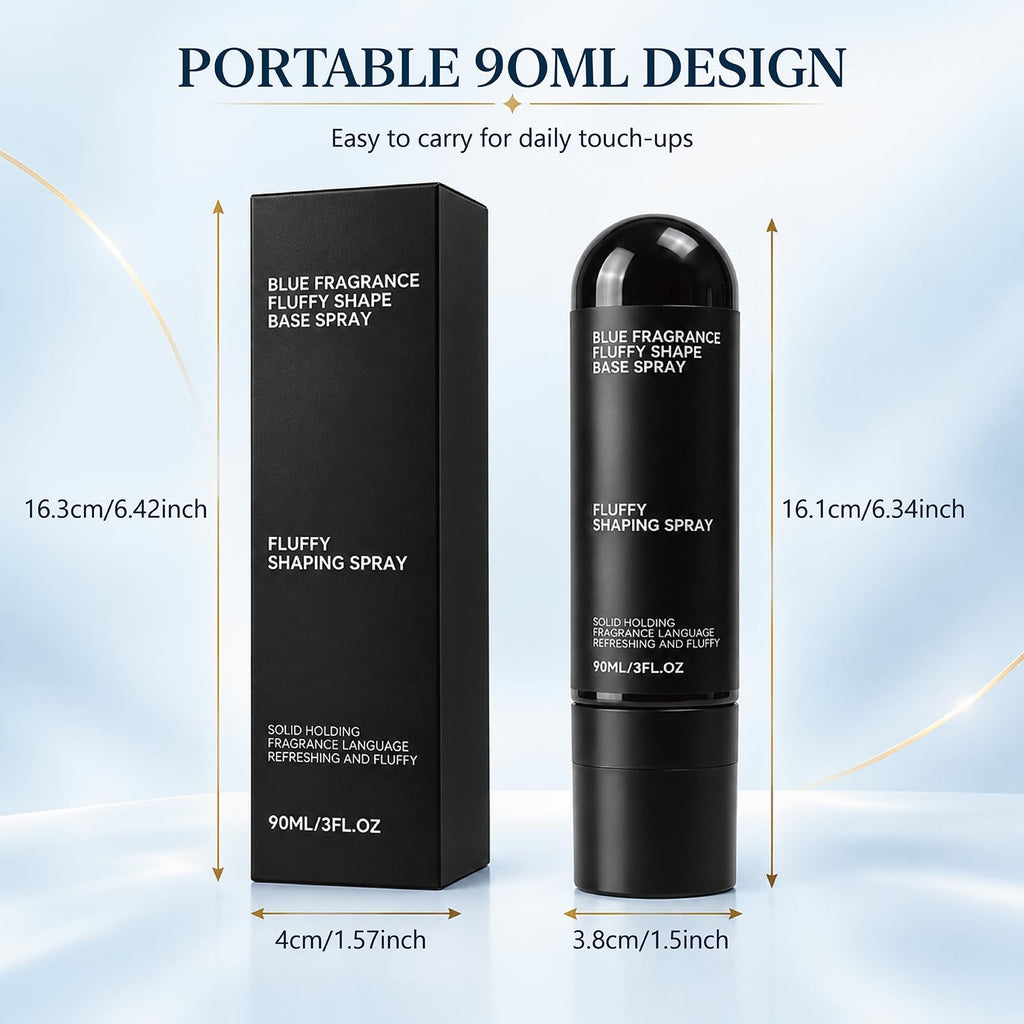 Volumizing Hair Spray with Blue Fragrance – Natural Root Lift & Long-Lasting Hold