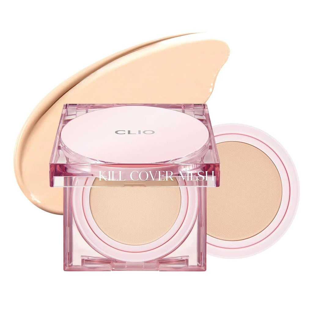 Clio Mesh Glow Cushion Foundation Set 15g + Refill 15g