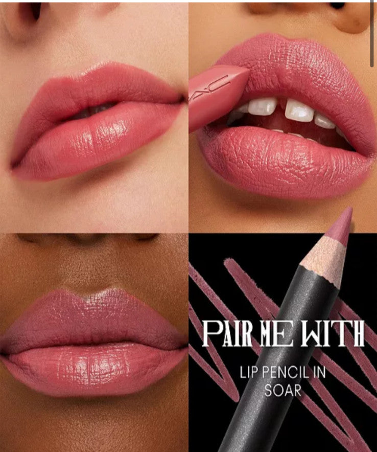 M.A.C Satin Lipstick Brave 802