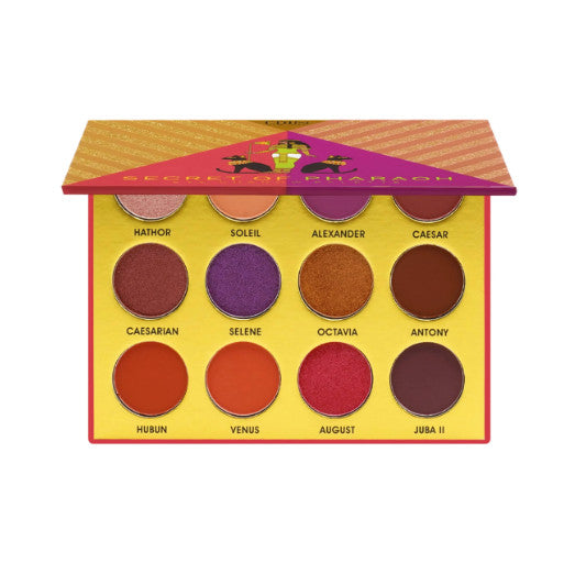 12-Color Eyeshadow Palette Cleopatra's Love - Nude & Gold Tones