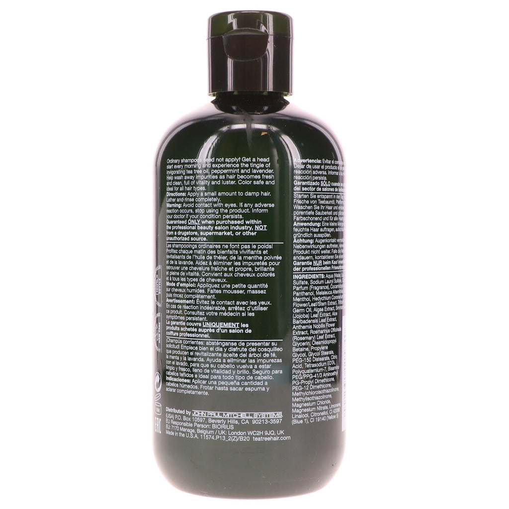 Tea Tree Special Shampoo 10.14 oz - Vegan, Color Safe Hair Care