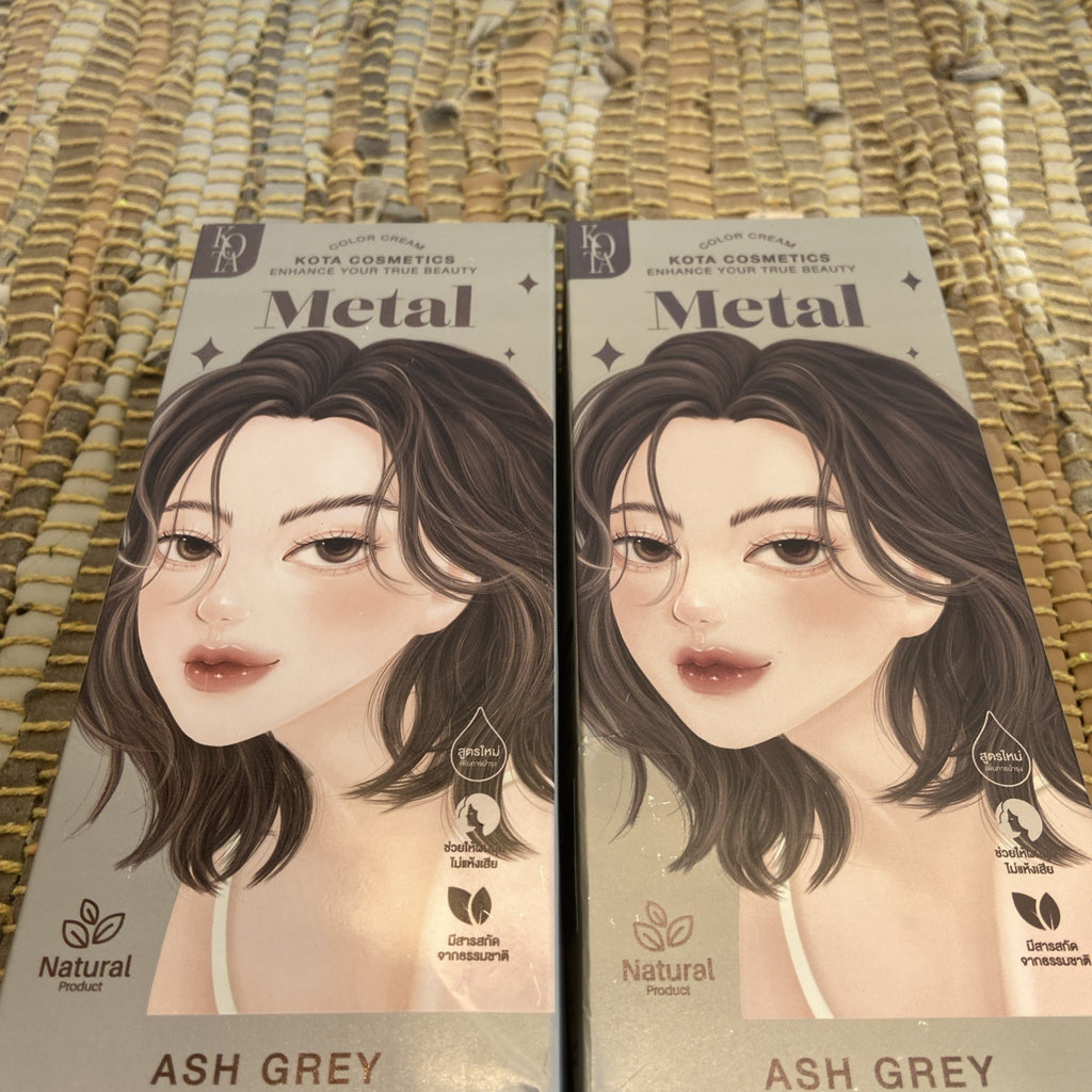 Organic Hair Color Cream No.390 Ash Grey - 2 Pack