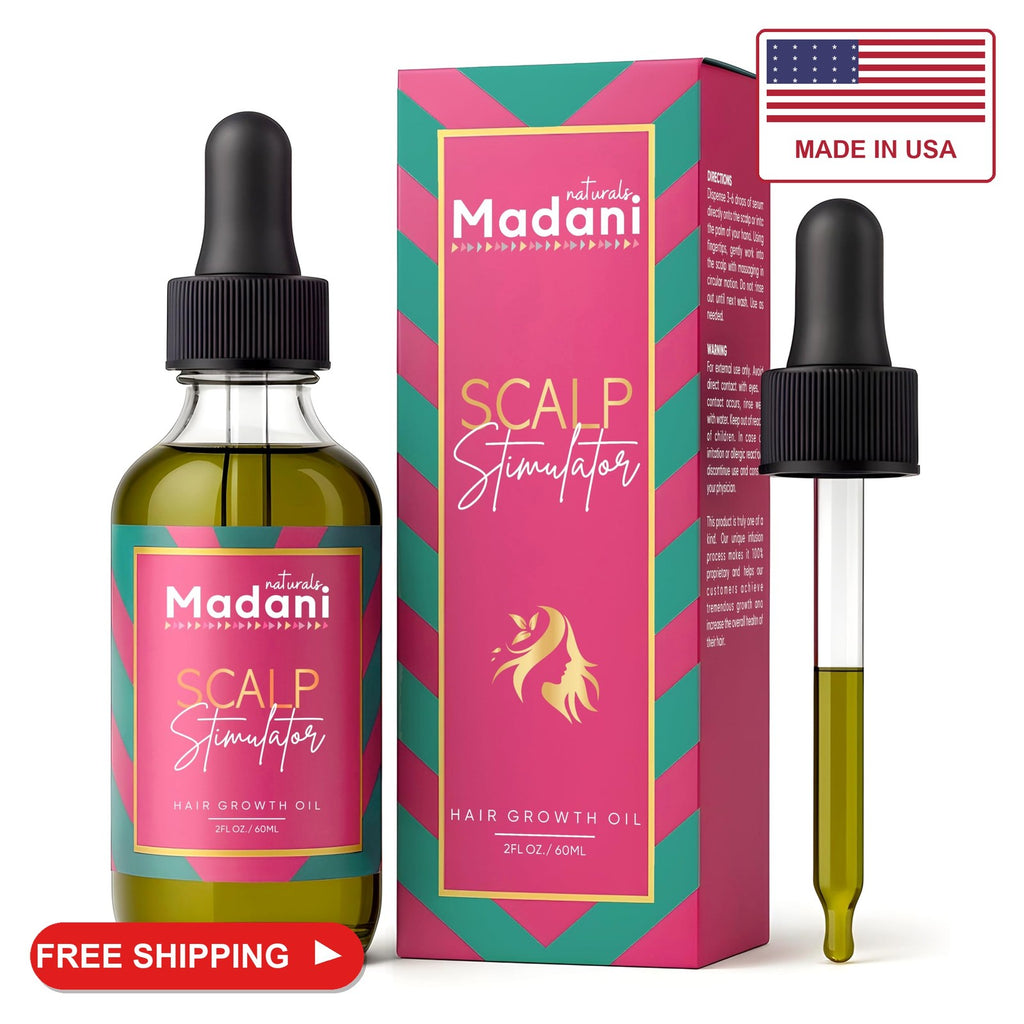 Scalp Stimulator Hair Growth Oil with Rosemary & Mint - Hair Loss Treatment for All Hair Types