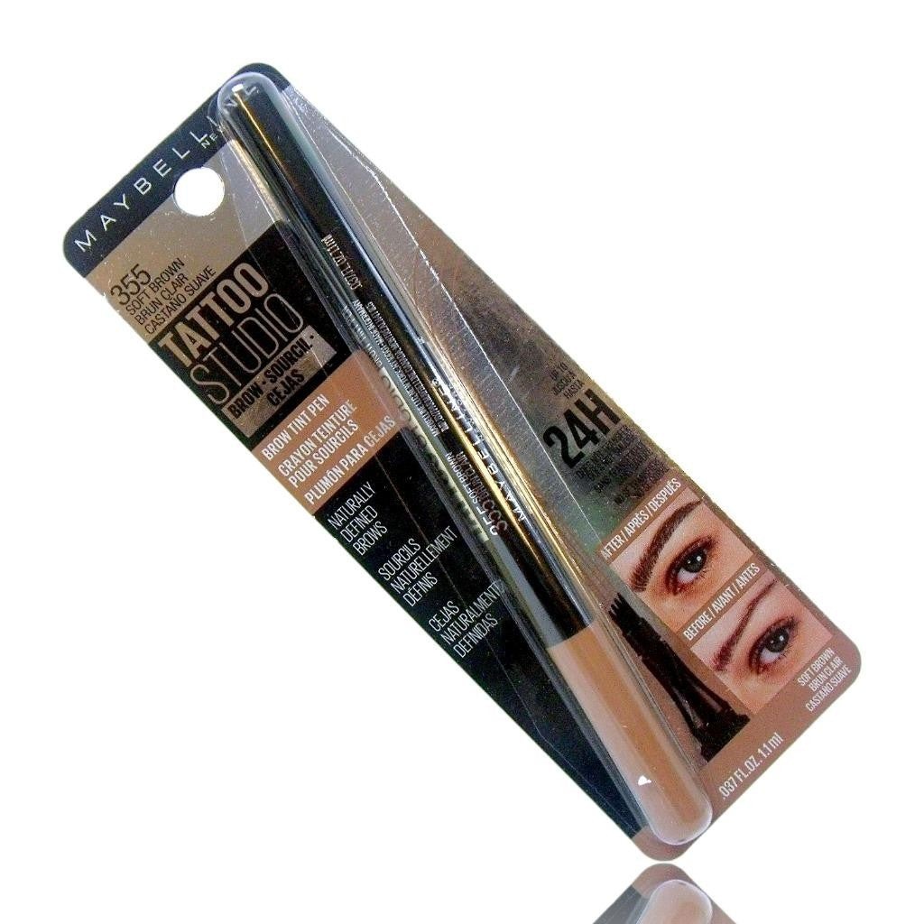 Tattoo Studio Brow Tint Pen Soft Brown 24-Hour Long-Lasting Eyebrow Makeup