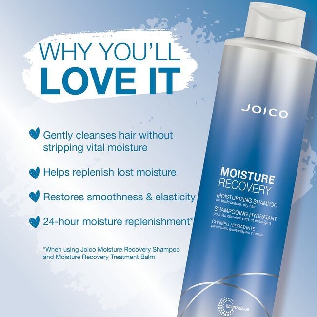 Moisture Recovery Hair Care Set with Shampoo Conditioner & Hairspray - Joico