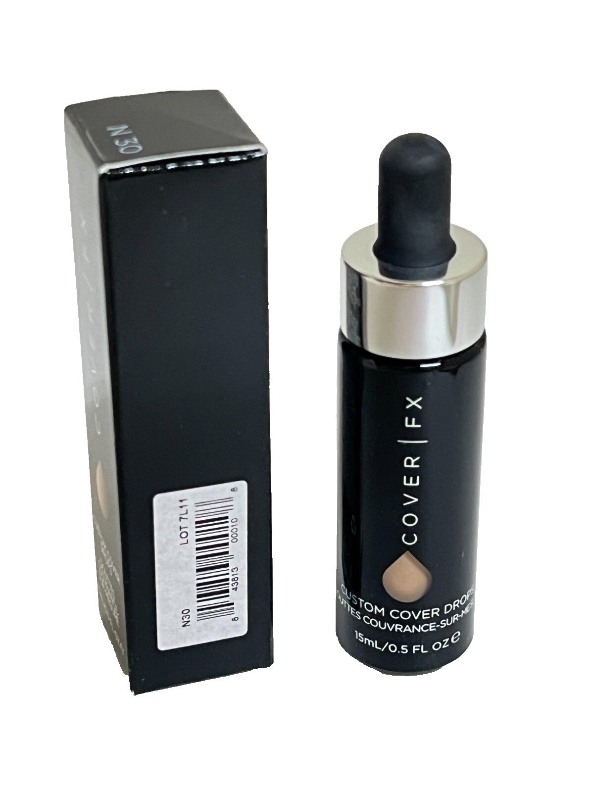 Cover FX Custom Cover Drops Foundation N 0.5 oz - Buildable Flawless Coverage