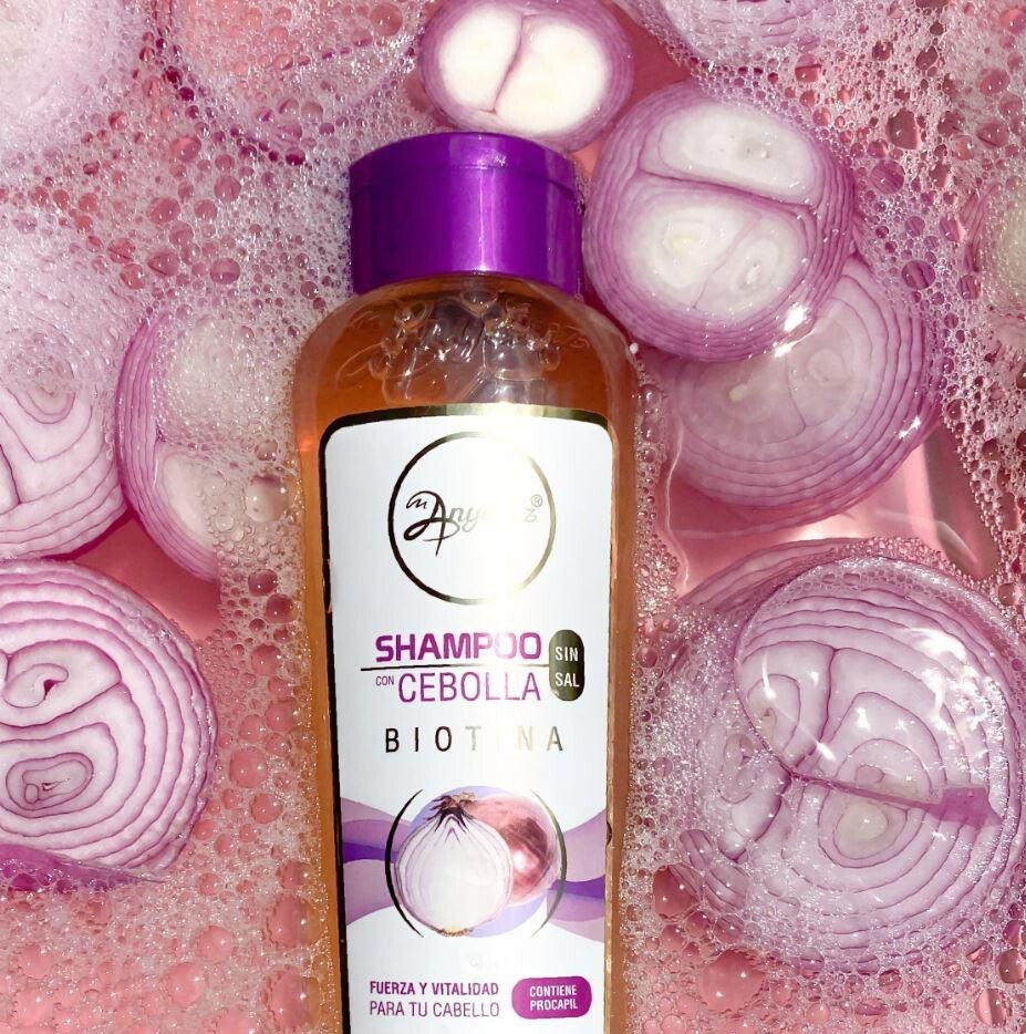Red Onion & Biotin Hair Growth Shampoo - Sulfate-Free & Paraben-Free