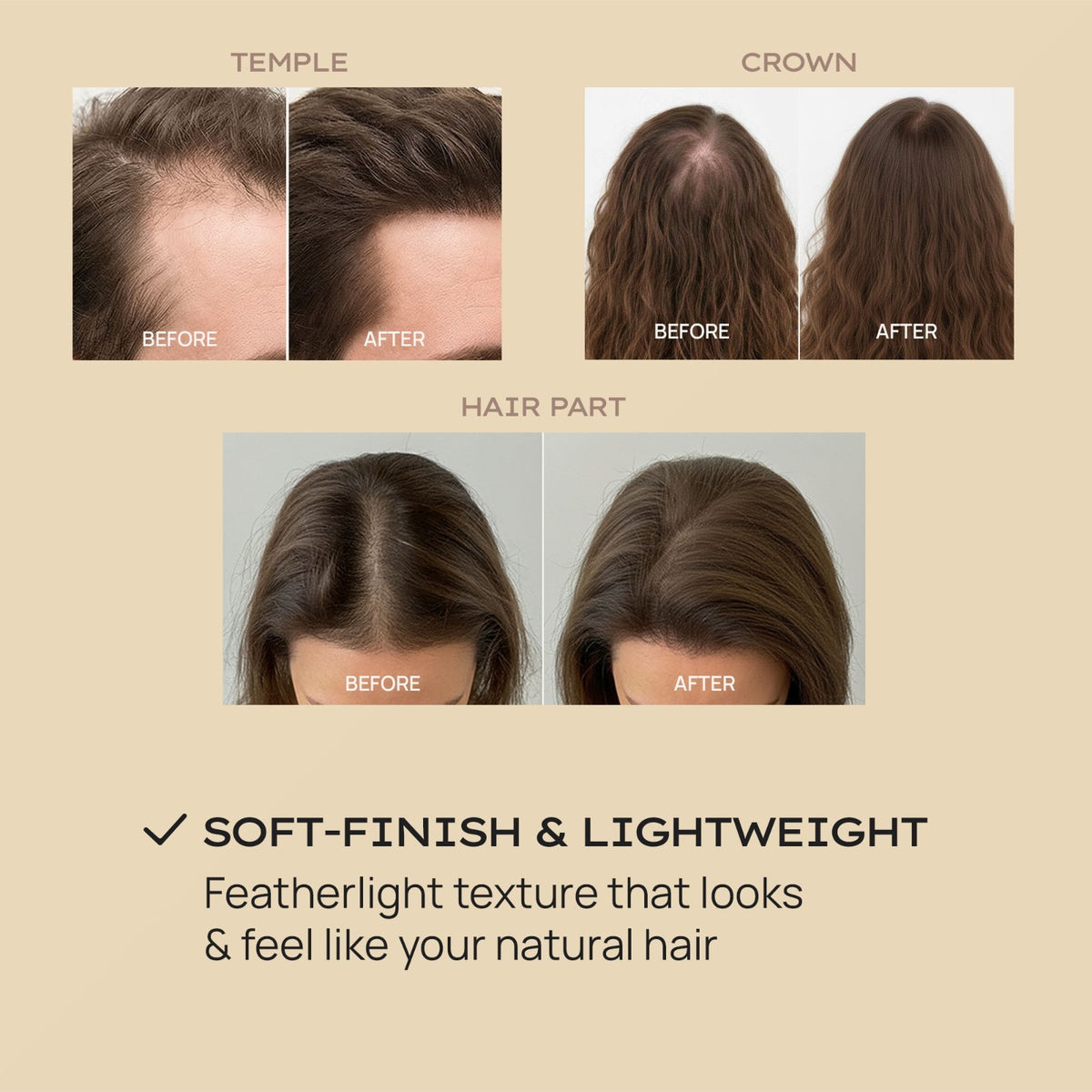 Hair Building Fibers for Thinning Hair | Instant Volume & Concealment
