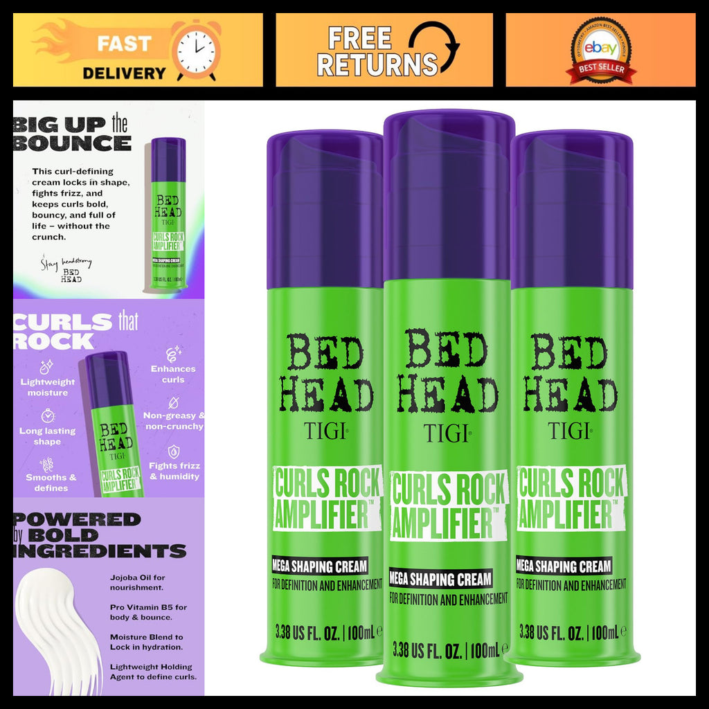 Curl Defining Cream 3-Pack for Frizz Control & Flexible Hold