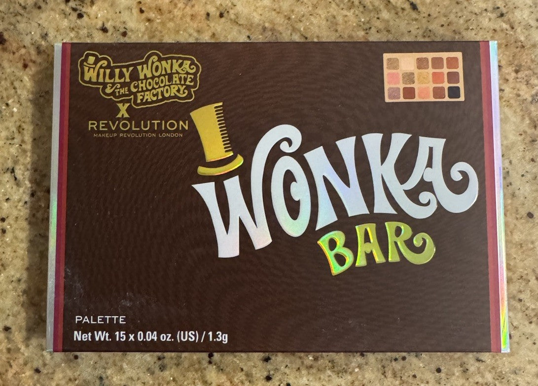 15 Eyeshadow Palette - Golden Ticket Chocolate Bar Inspired Makeup