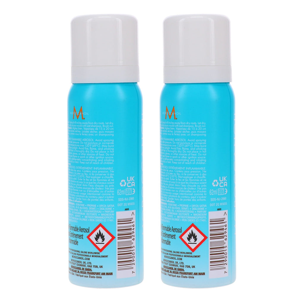 Dark Tones Dry Shampoo for Dark Hair 1.3 oz 2 Pack - Oil Absorbing & UV Protection