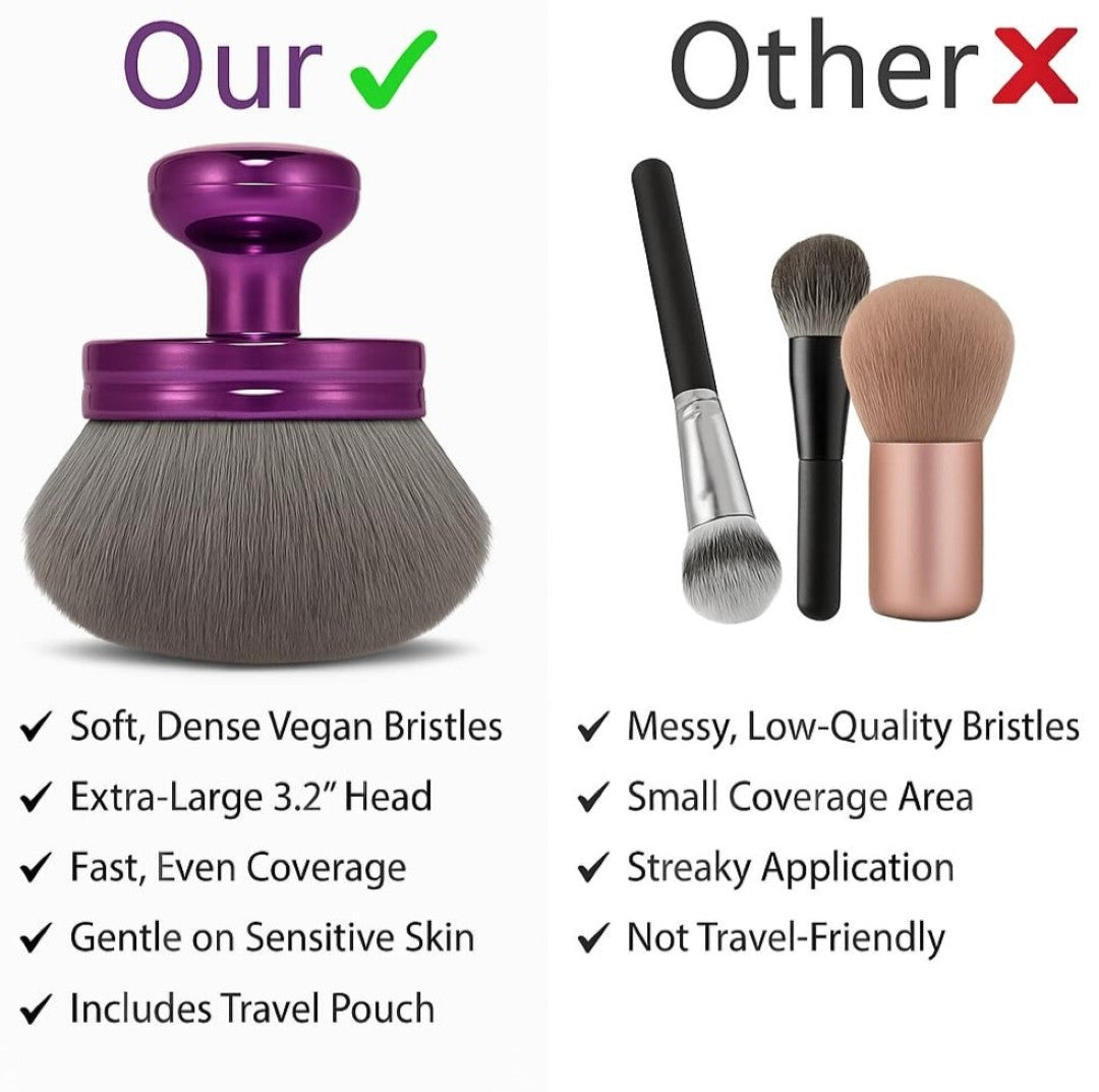 Extra Large Body Makeup Brush - 3.2" Kabuki for Full-Body Application