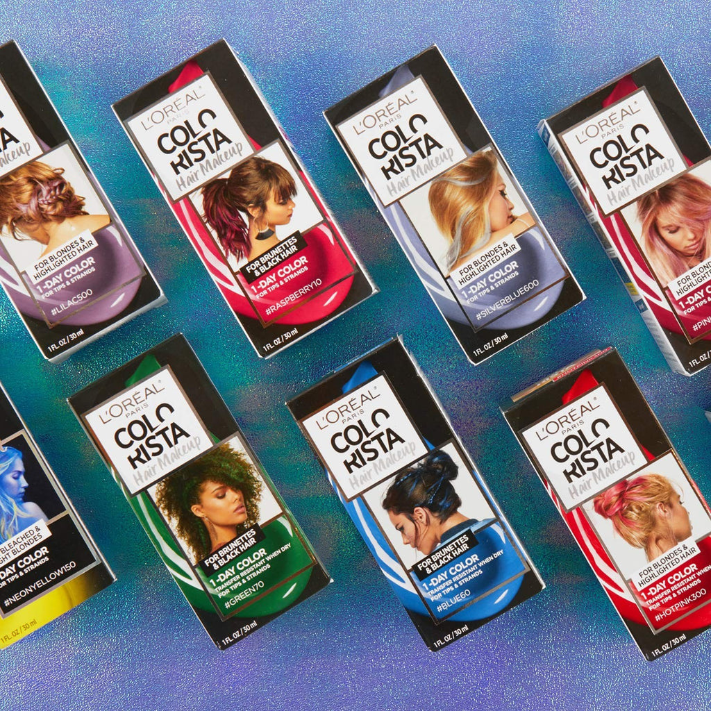 Temporary Hair Color for Blonde and Brunette Hair - 1 Fl Oz