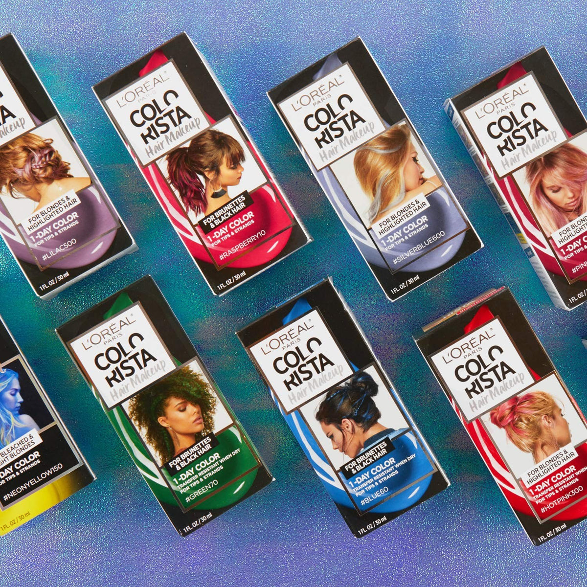 Temporary Hair Color for Blonde and Brunette Hair - 1 Fl Oz
