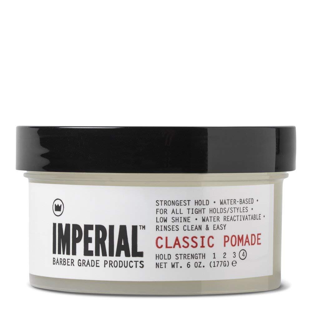 Water-Based Hair Pomade 6 oz - Strong Hold, Low Shine, Easy Rinse