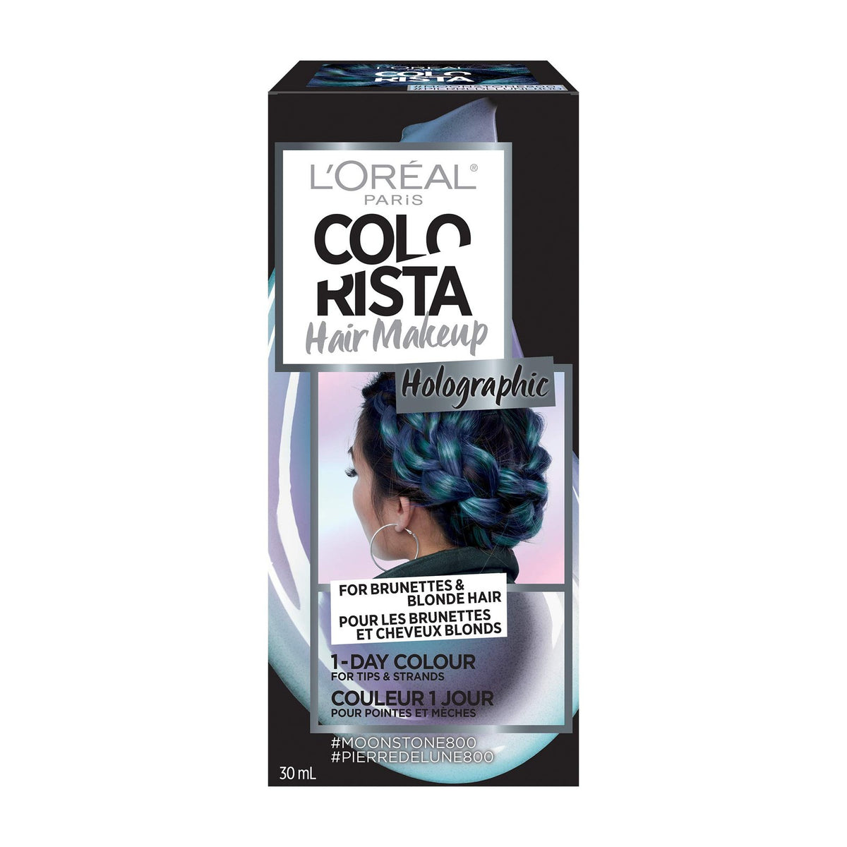 Temporary Hair Color for Blonde and Brunette Hair - 1 Fl Oz