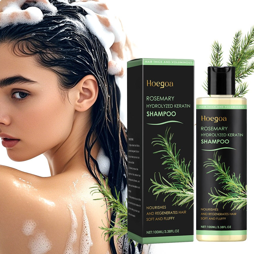 Organic Rosemary Hair Growth Shampoo with Hydrolyzed Keratin - Extra Strength 100ml