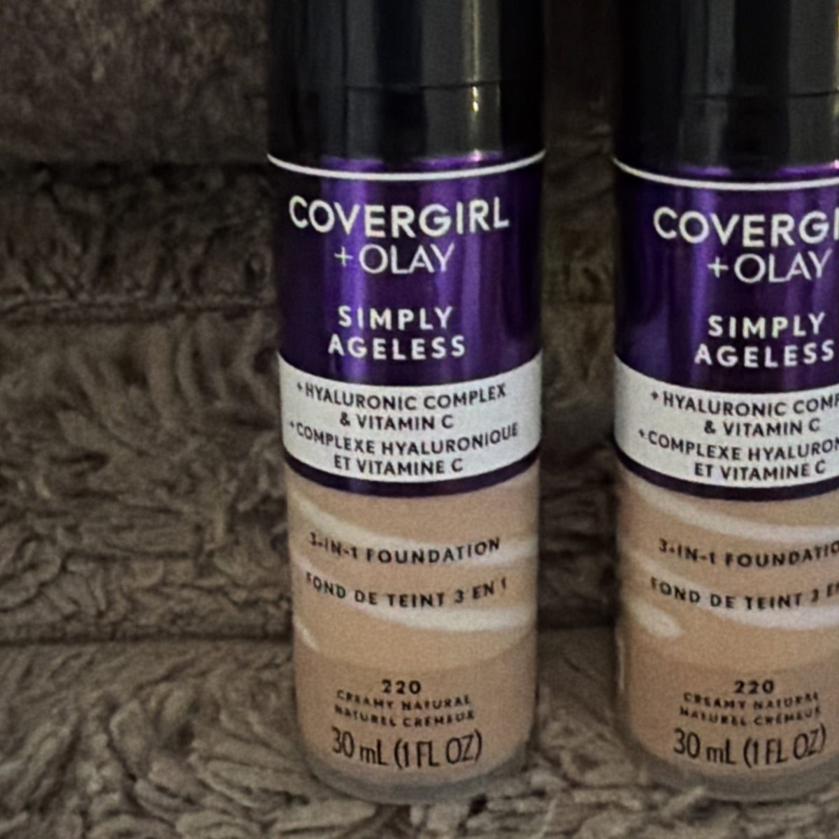 Foundations - Simply Ageless 3-In-1 Foundation 220 Creamy Natural (Lot of 2) by CoverGirl