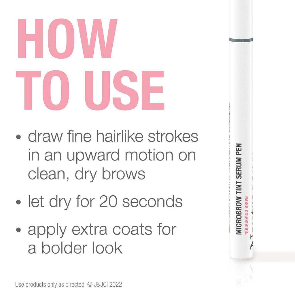 Neutrogena Microbrow Tint Serum Pen for Natural-Looking Brows - Taupe