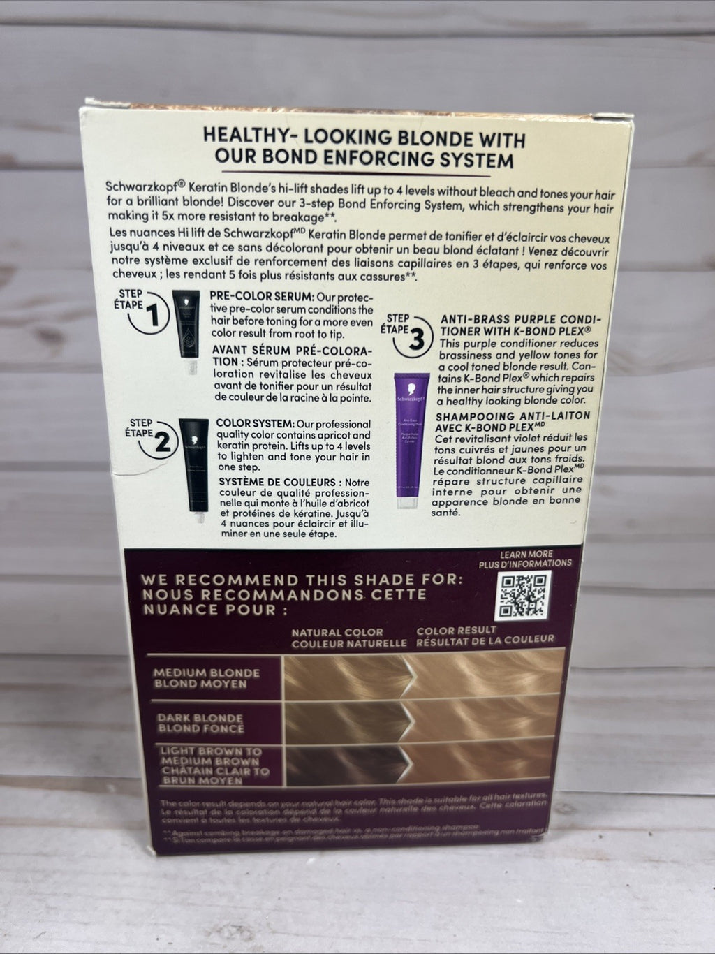 Schwarzkopf Blonde Hair Color Kit - Pearl Blonde 11.4 Bond Enforcing 3-Pack