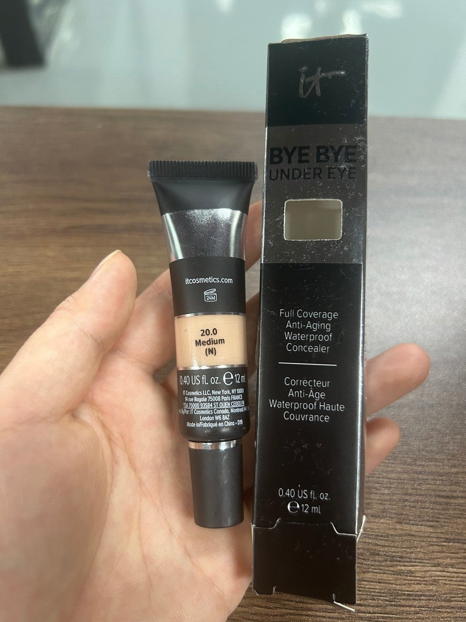 Waterproof Under Eye Concealer Anti-Aging Coverup for Dark Circles