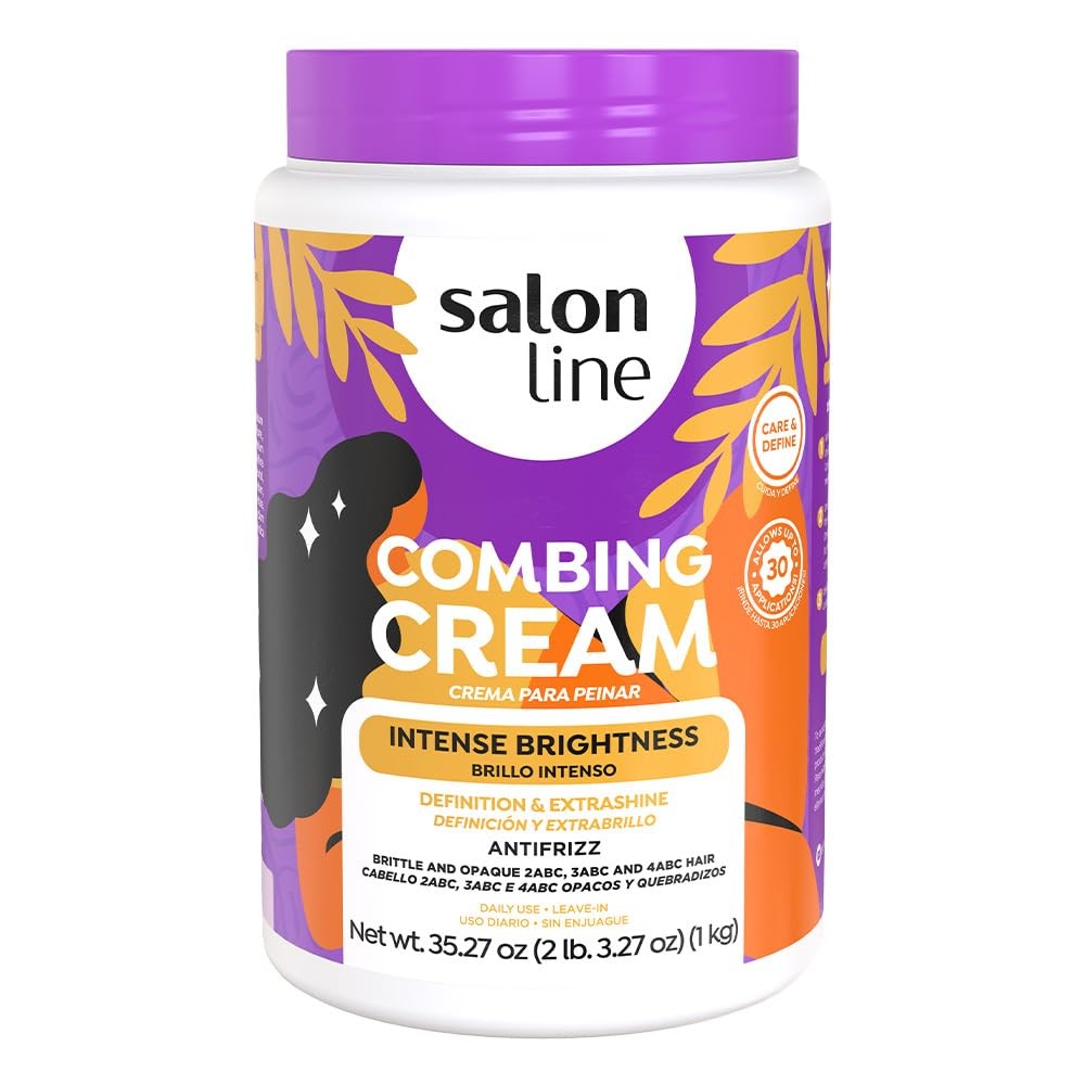 Maximum Shine Leave-In Hair Cream for Curly & Coily Hair - 35.27 Fl Oz