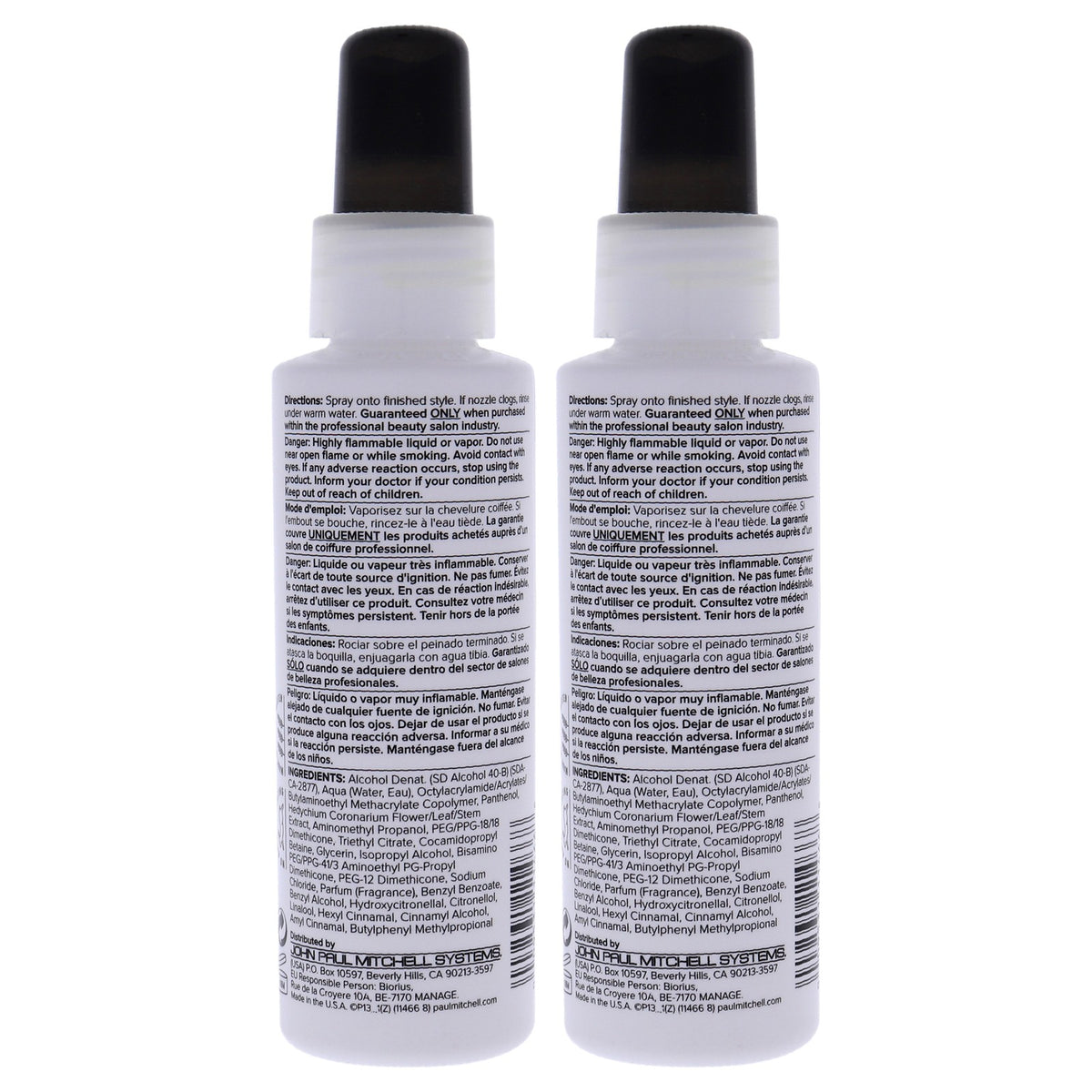 Unisex Hair Spray with Shine Hold & UV Protection - 3.4 oz