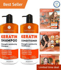 Keratin Hair Treatment Set for Frizz & Damage - Salon Quality Repair Duo