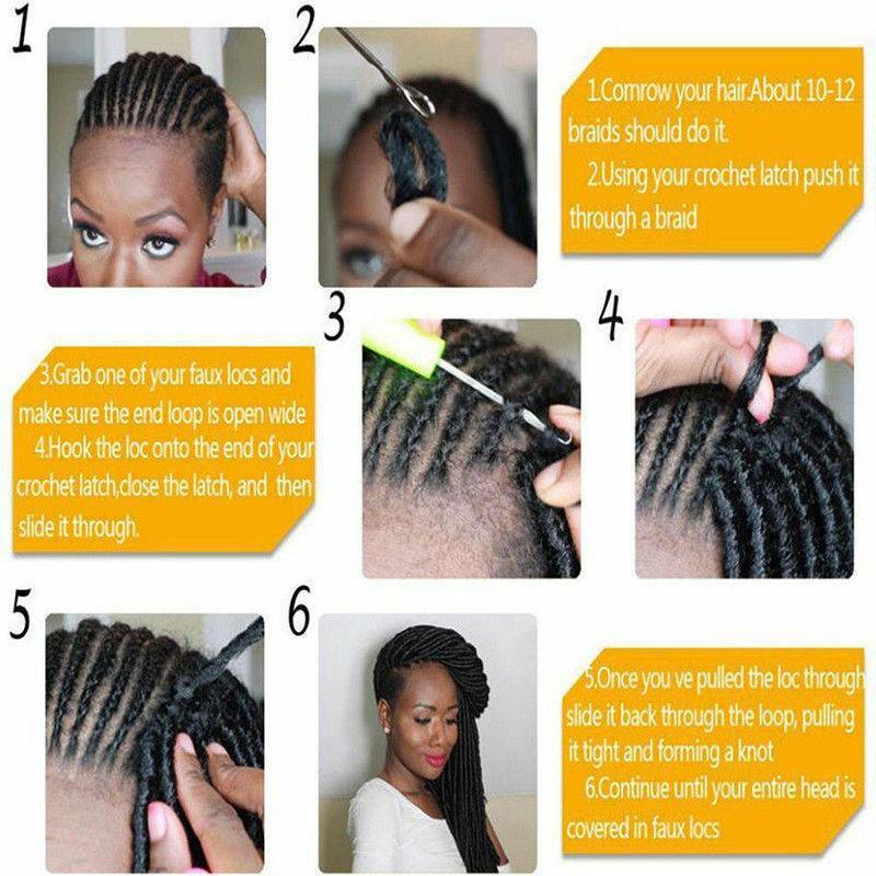 Premium Crochet Locs Faux Braiding Hair Extensions - Soft & Tangle-Free