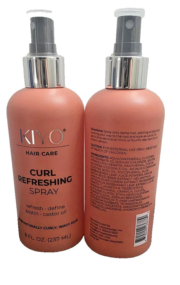 (Lot of 4) Biotin Leave-in Conditioner for Curly & Wavy Hair - Thickening 8 Oz Each