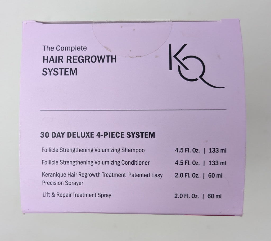 Keranique Hair Regrowth System 30-Day Complete Treatment Kit - 4 Pieces