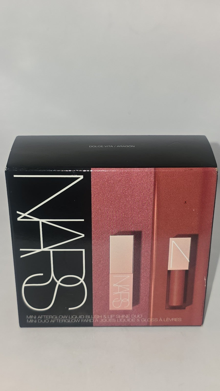 NARS Mini Liquid Blush & Lip Shine Duo Dolce Vita Aragon - New