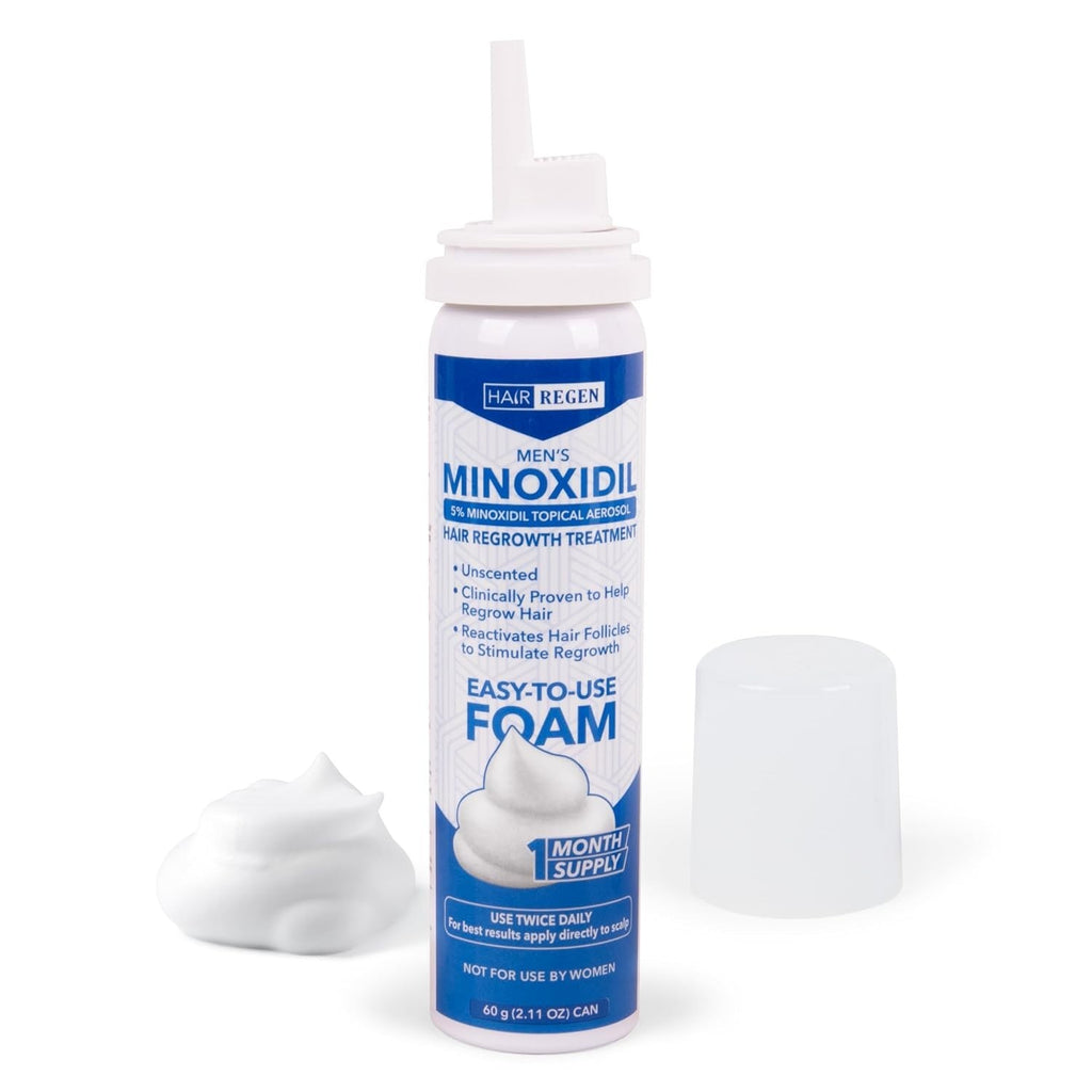 Men's 5% Minoxidil Foam Hair Regrowth Treatment for Thinning Hair
