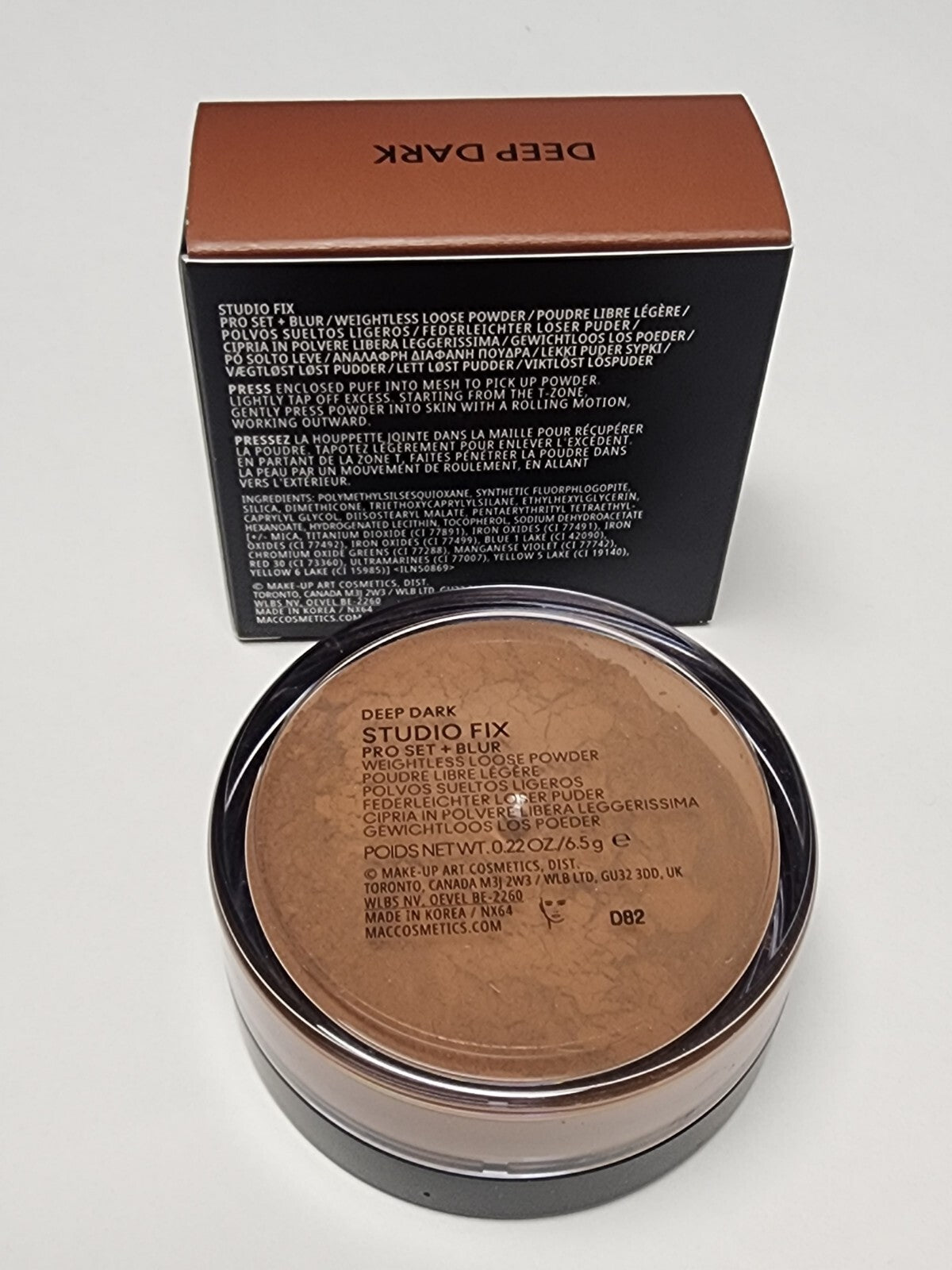 Mac Studio Fix Pro Set + Blur Weightless Loose Powder Full Size Deep Dark