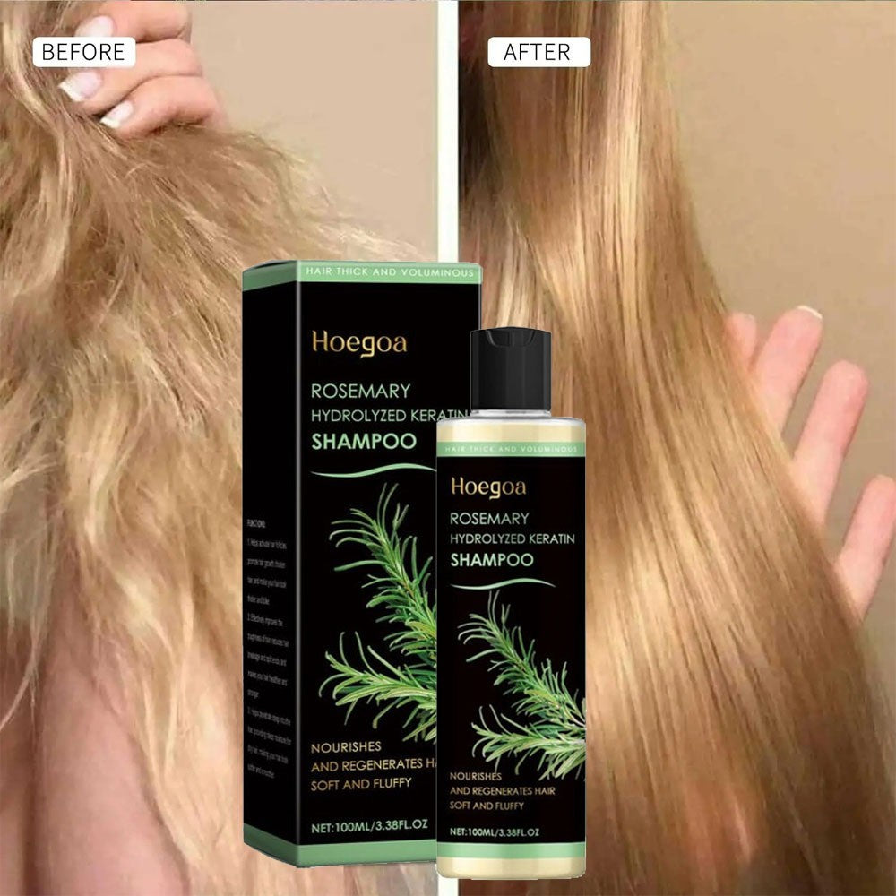 Organic Rosemary Hair Growth Shampoo with Hydrolyzed Keratin - 100ML