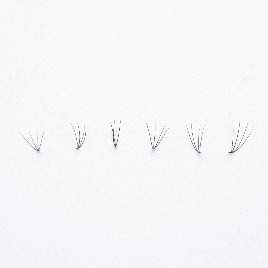 False Eyelashes 4D Mixed Lengths - 1000 Handmade Lashes for Lash Extensions