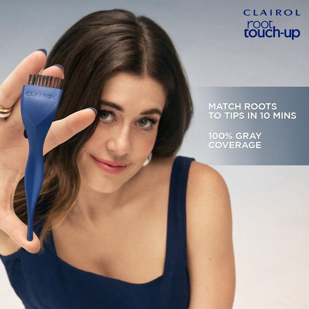 Root Touch Up Hair Dye Kit for Gray Coverage - Medium Brown, 6 Pack