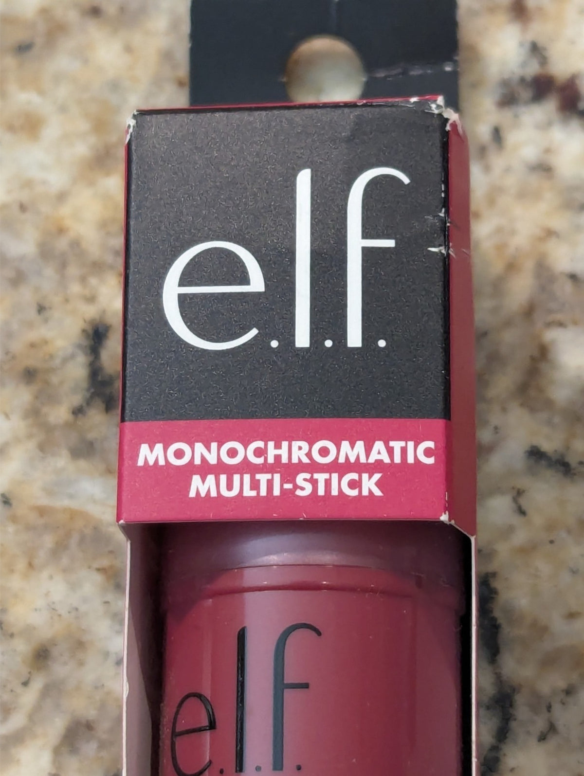 ELF Monochromatic Multi Stick Luminous Berry 0.17 oz - Makeup Stick for Cheeks & Lips