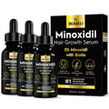 3-Pack Minoxidil Hair Growth Serum for Men & Women - Beard & Scalp Treatment - Unscented