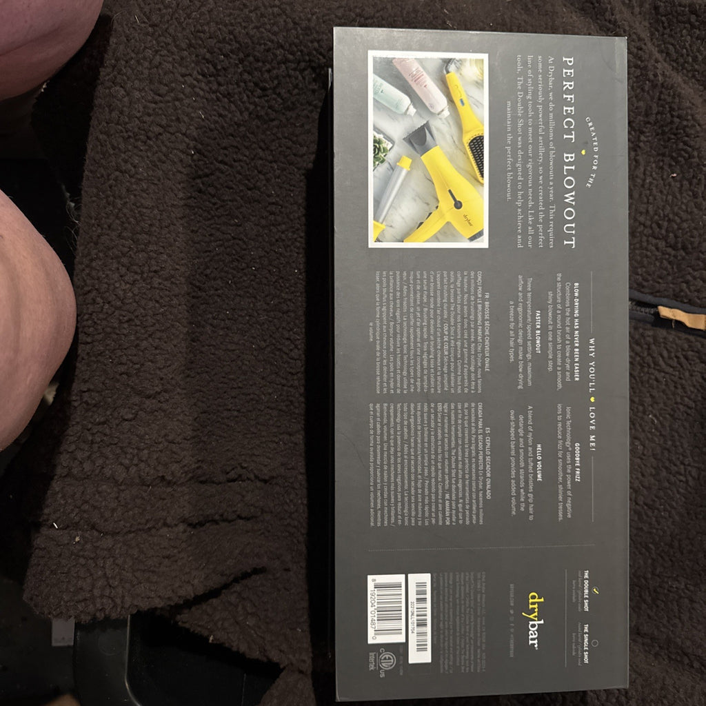 Drybar Double Shot Oval Blow-Dryer Brush Yellow - Hair Styling Tool