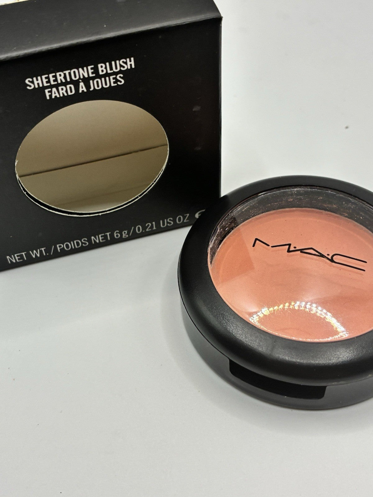 MAC Sheertone Blush Peaches 6g Natural Matte Finish Makeup