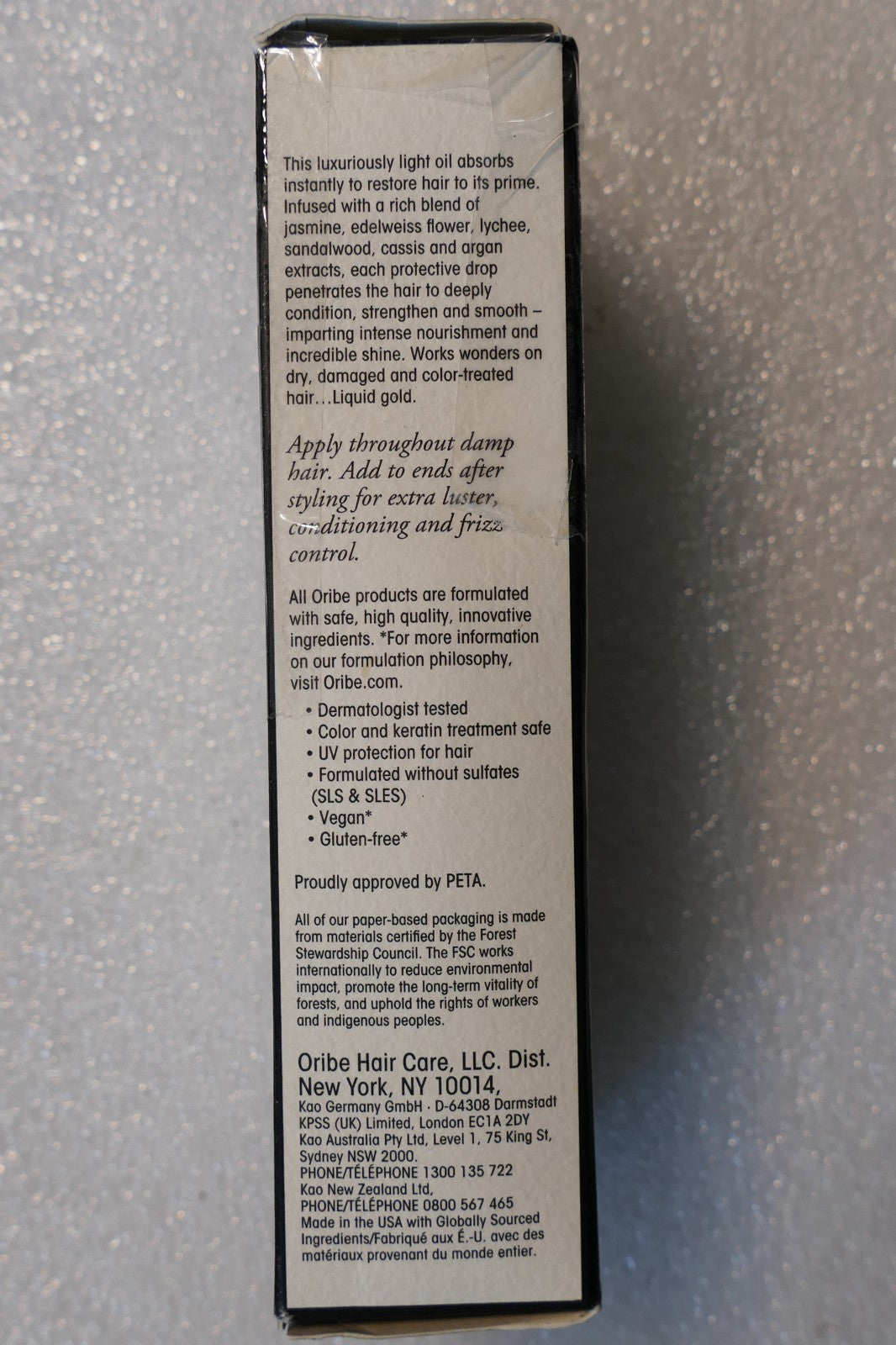 Oribe Gold Lust Nourishing Hair Oil 3.4oz Hair Treatment for Shine & Repair
