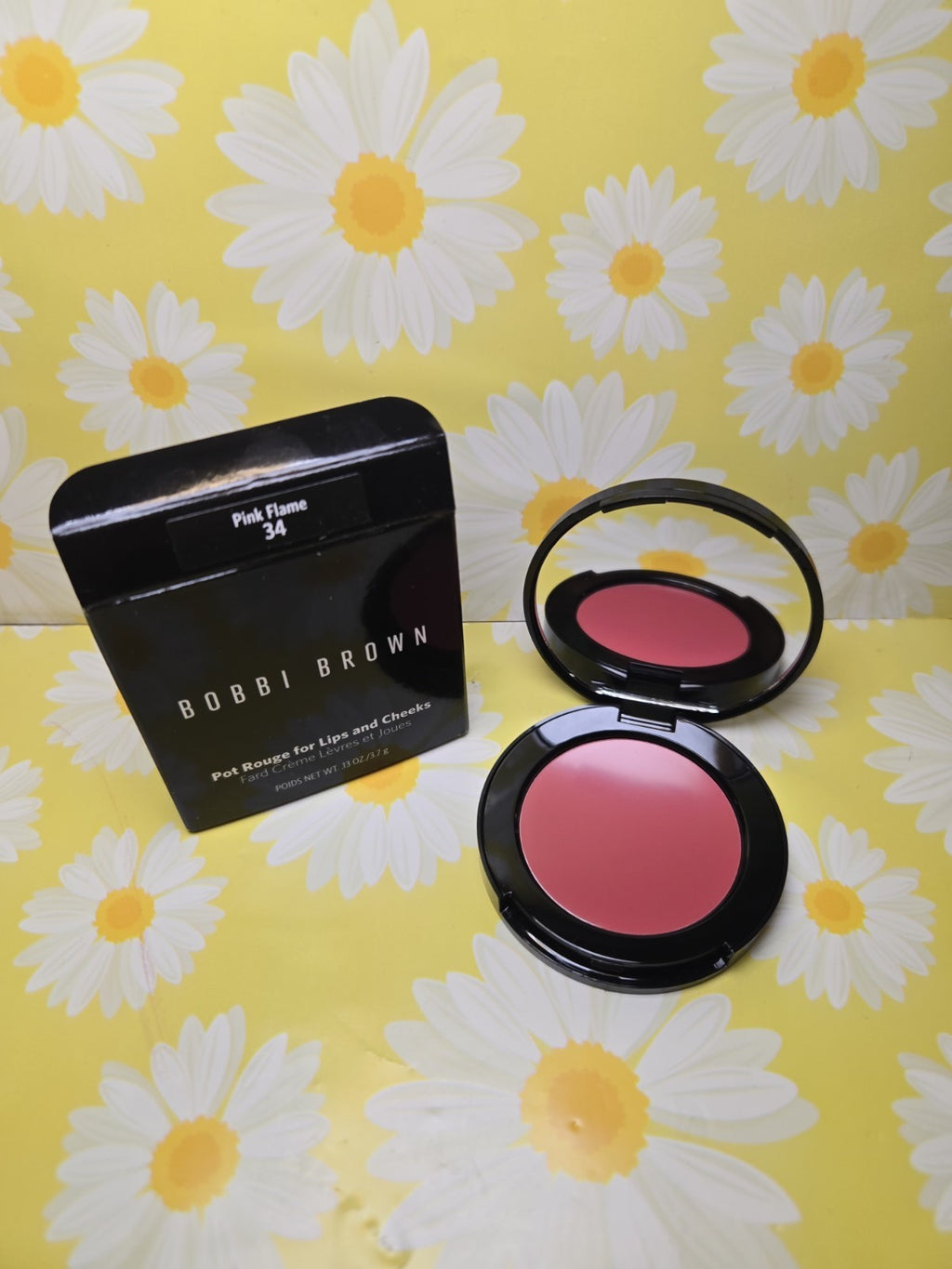 Bobbi Brown Pot Rouge for Lips and Cheeks 34 Pink Flame - New In Box