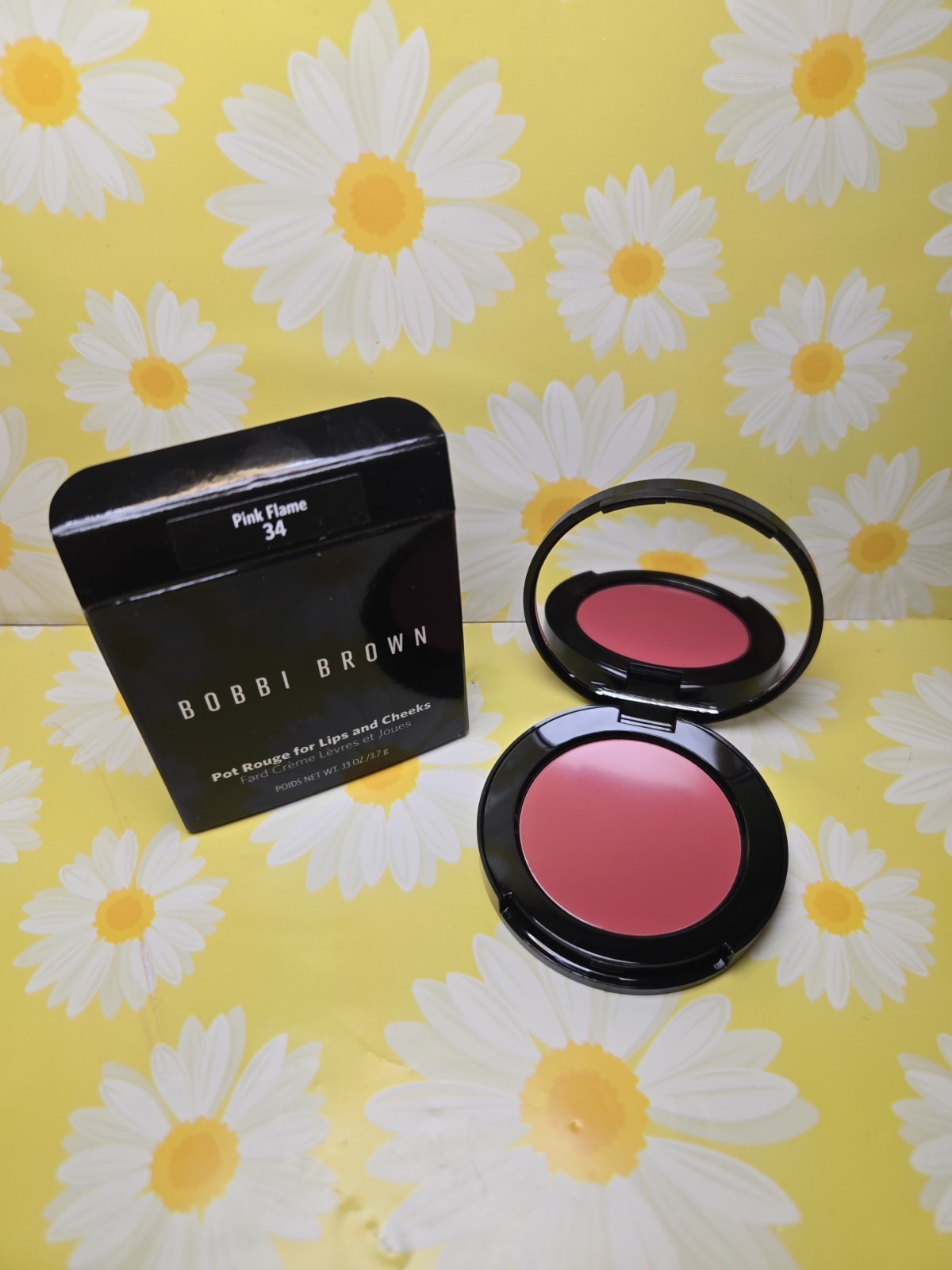 Bobbi Brown Pot Rouge for Lips and Cheeks 34 Pink Flame - New In Box
