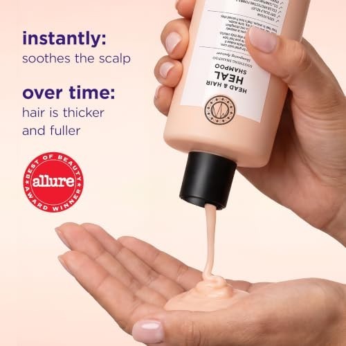 Vegan Sulfate-Free Hair & Scalp Healing Shampoo 11.8 oz - Color Safe, Dandruff Relief