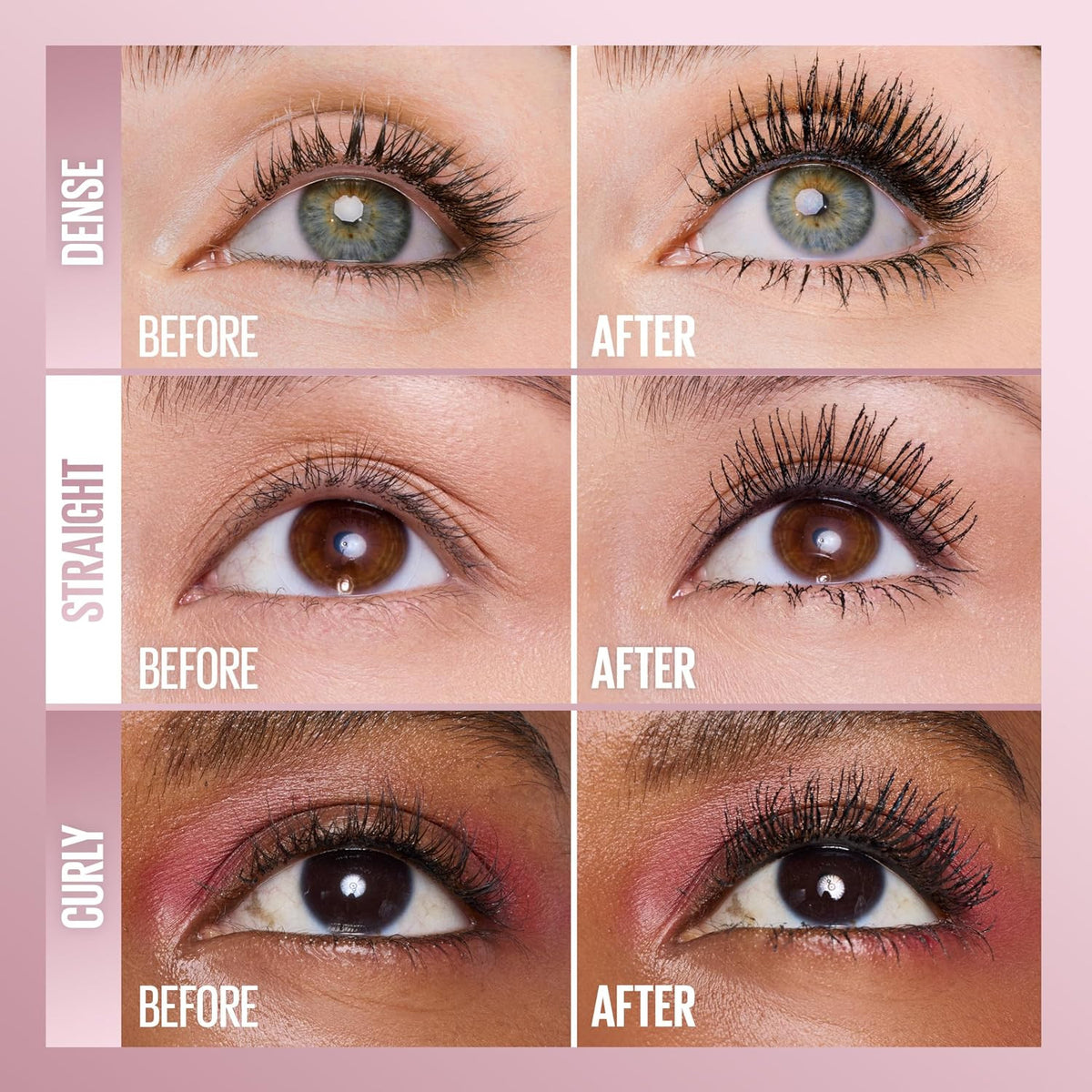Lengthening Tubing Mascara - Waterproof & Smudge-Proof, 2 Pack
