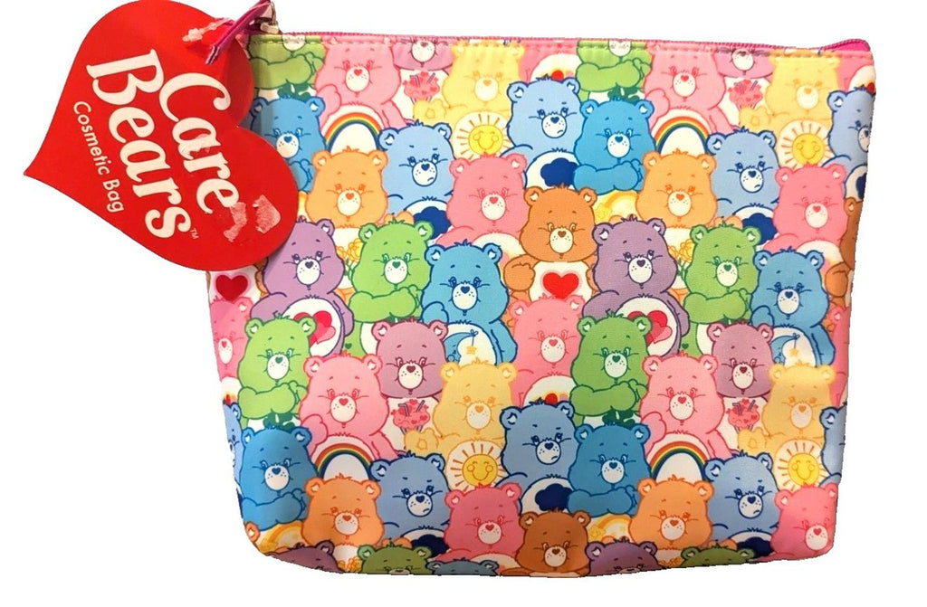Care Bears Makeup Bag - Zipper Closure Cosmetic Pouch for Travel & Gift